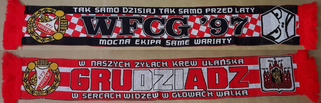 Szalik Widzew Łódź FC GRUDZIĄDZ WFCG 97
