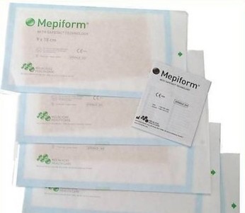 Mepiform 5 x opatrunek silikon 9x18cm plaster W-WA