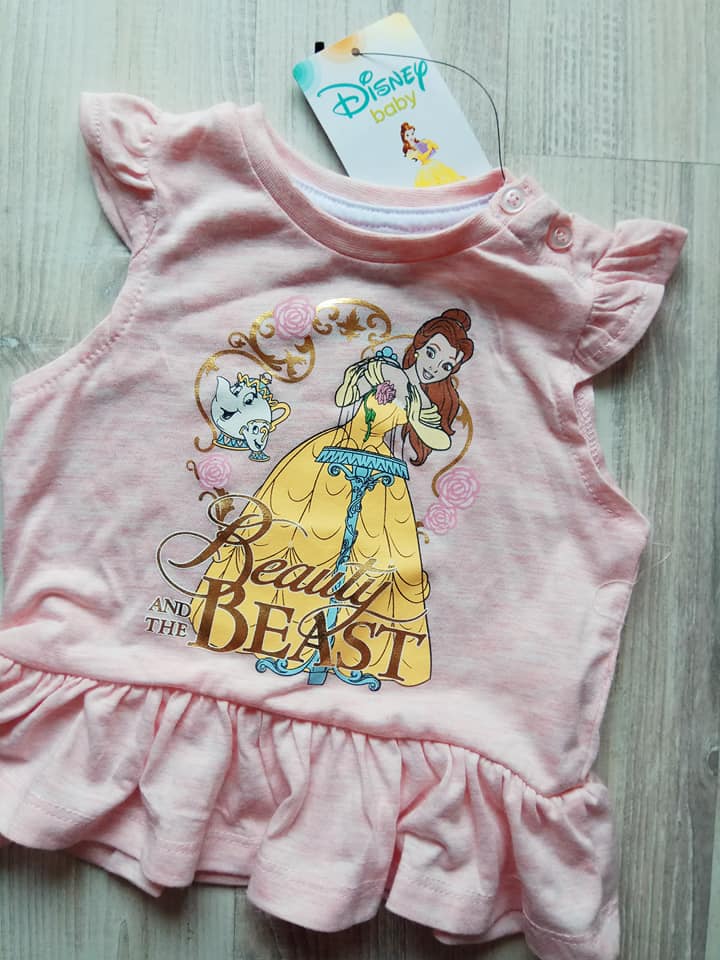 Bluzeczka letnia Bella piękna i bestia. Disney. 74