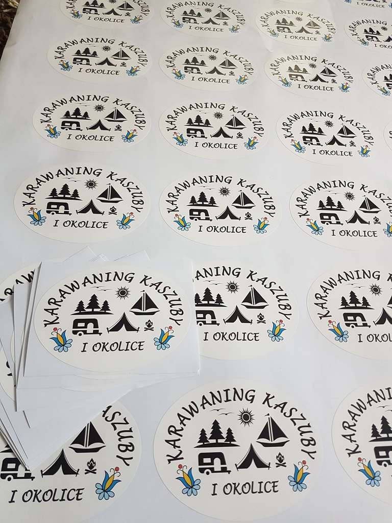 naklejka Karawaning Kaszuby