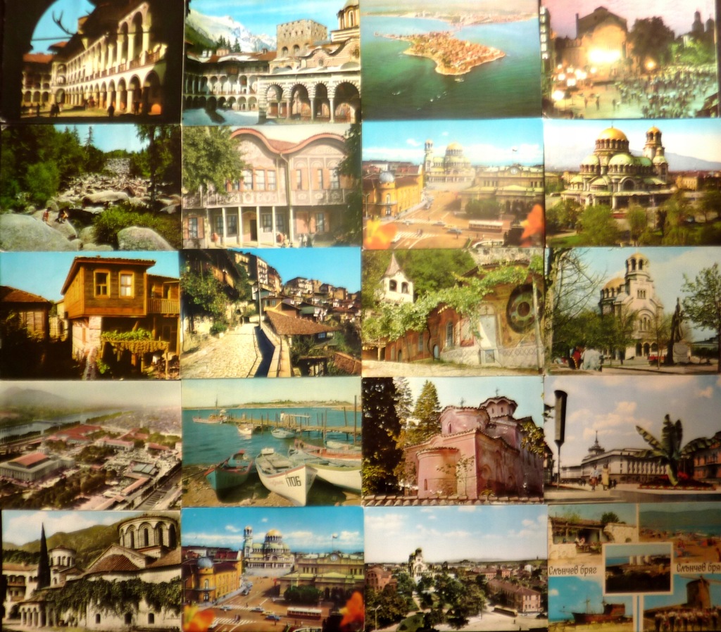 Bułgaria - 45 widokówek - pocztówki zestaw 11