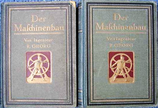 DER MASCHINENBAU 1-2 - R. GEORG 1734 STRONY!