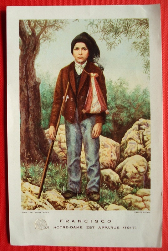 86 RELIKWIA ŚW FRANCISZEK MARTO 1958 FATIMA