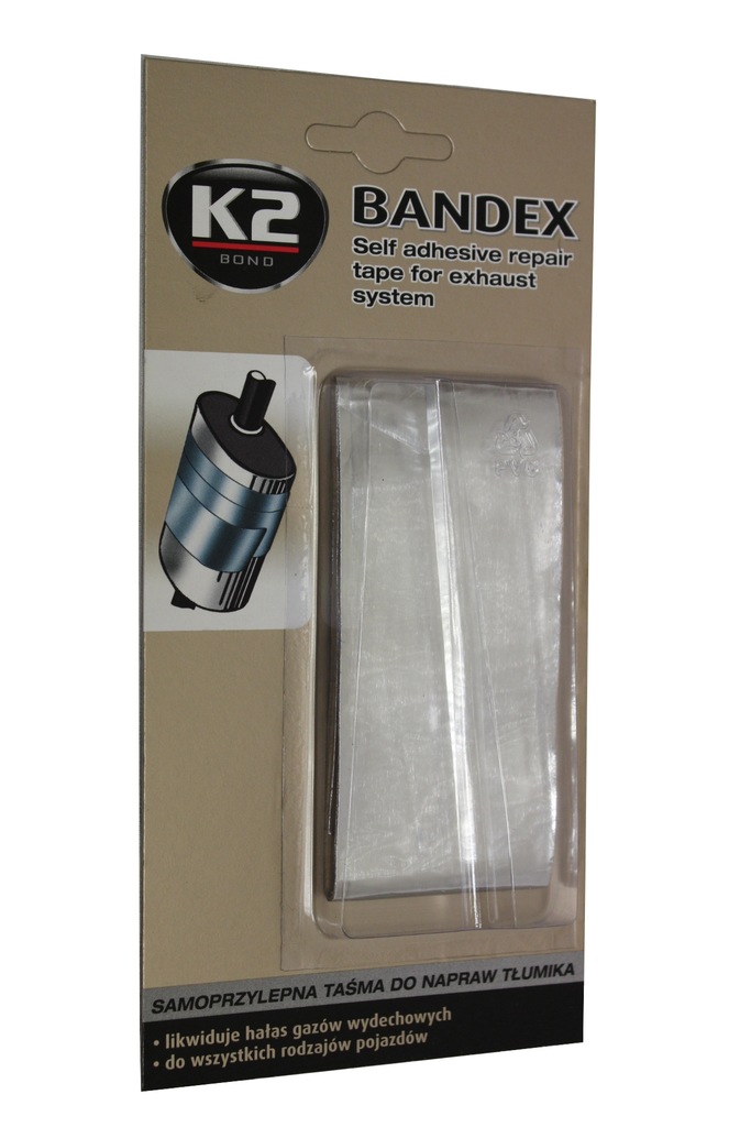 K2 BANDEX Bandaż Taśma do naprawy tłumika 1m