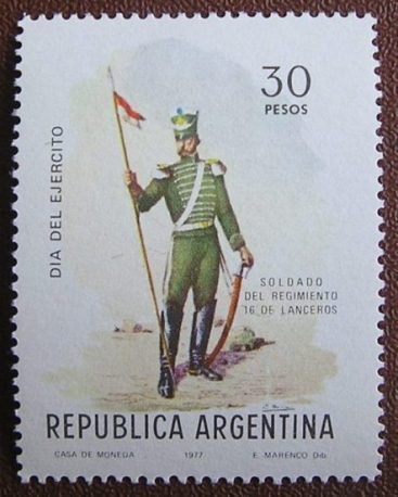 Argentyna - Wojsko, mundury, Mi 1306