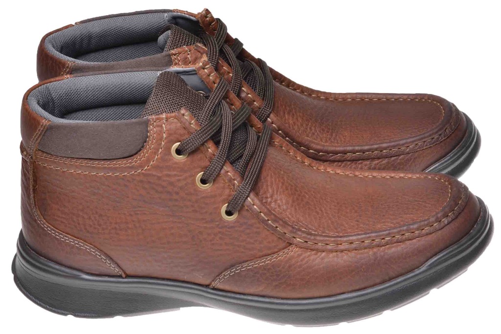 PROMOCJA! CLARKS COTRELL TOP TOBACCO LEATHER 42,5