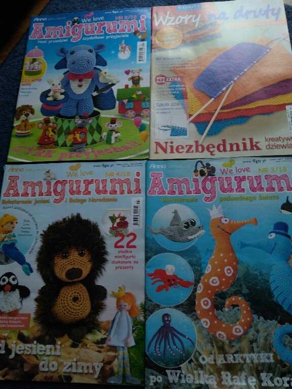 zestaw gazet Amigurumi +gratis
