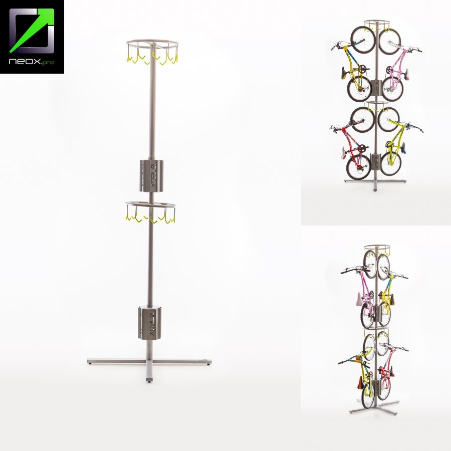 NEOX.pro stojak ekspozytor obrotowy - 20 rowerów