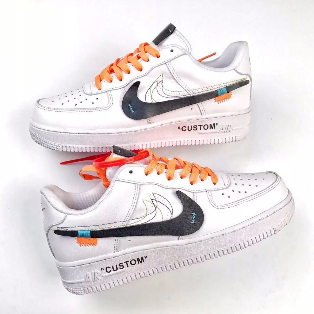 Designerskie Off White X Nike Air Force 1 Low R 43 7729942291 Oficjalne Archiwum Allegro