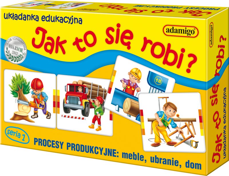 JAK TO SIE ROBI SERIA 1 GRA EDUKACYJNA ADAMIGO 6+