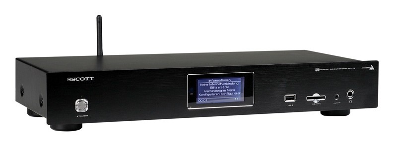 SCOTT DXi 80WL odtw. plików + radio internetowe