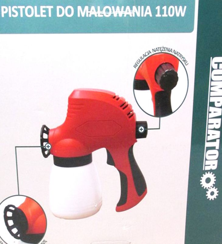 PISTOLET DO MALOWANIA COMPARATOR 110W 800ML IGŁA