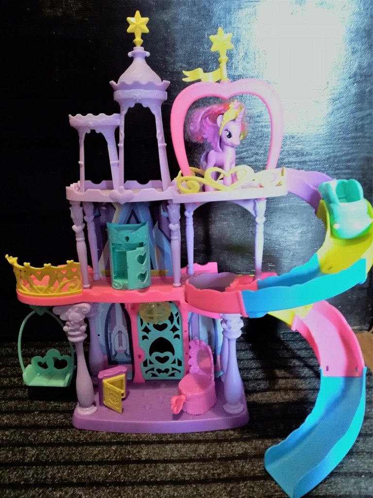 DUŻY ZAMEK ZE ZJEŻDZALNIĄ MY LITTLE PONY TWILIGHT