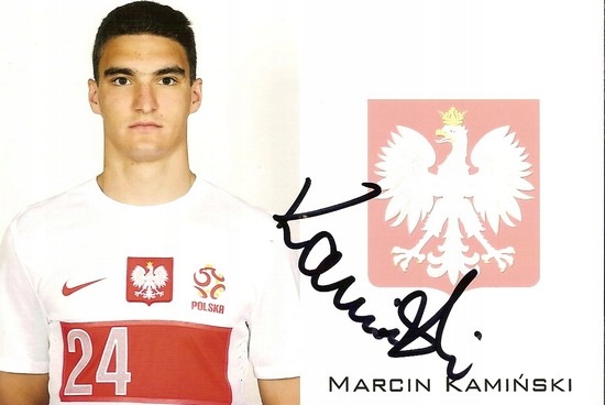 Autograf MARCIN KAMIŃSKI! Lech Poznań!