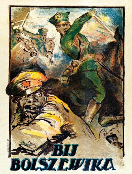 Bij Bolszewika PLAKAT 1920 Bitwa Warszawska - 7013245641 ...