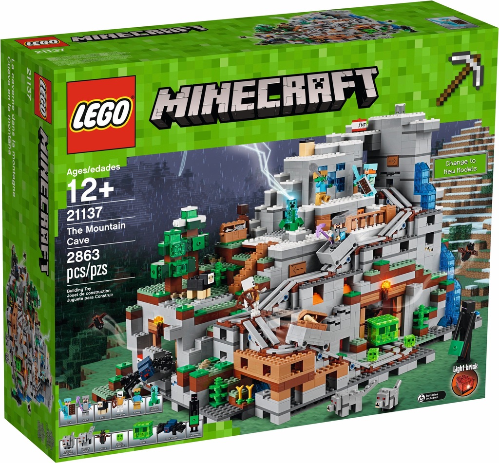 LEGO MINECRAFT 21137 Górska Jaskinia RZESZÓW