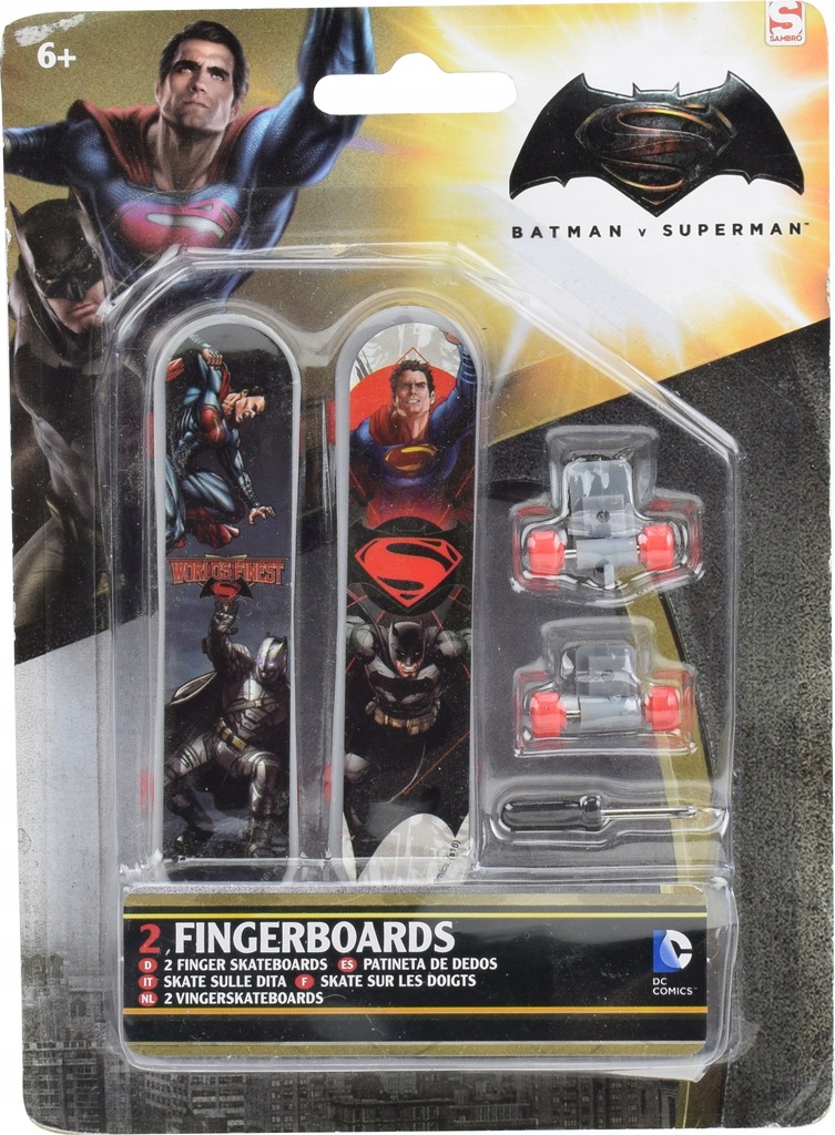 Batman vs Superman Fingerboard 2 deski Sambro