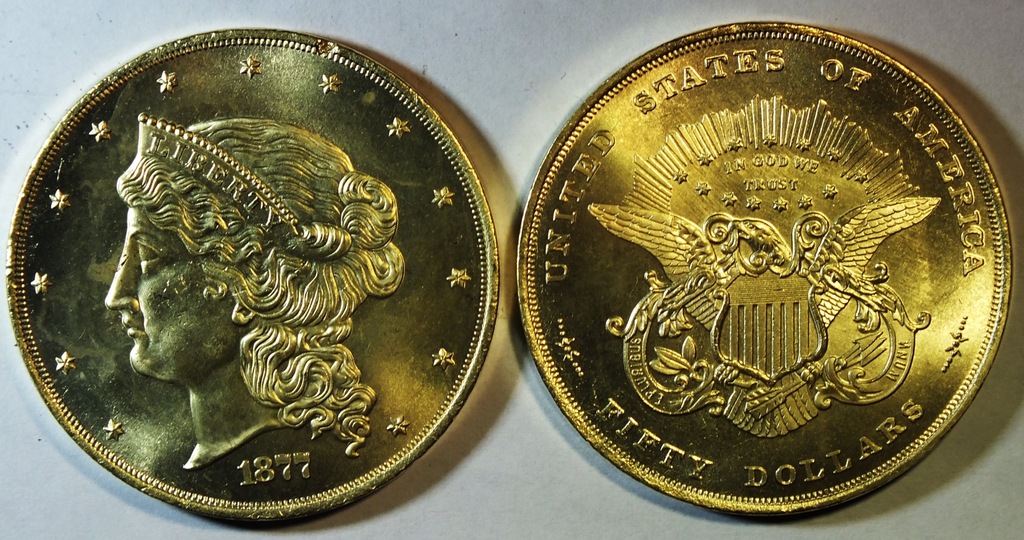 1877 $50 Liberty Double Eagle