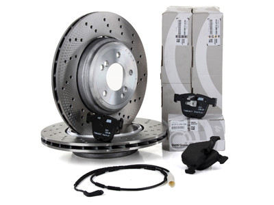 OE BMW TARCZE+KLOCKI TYŁ BMW M3 E90 E92 GTS 350MM