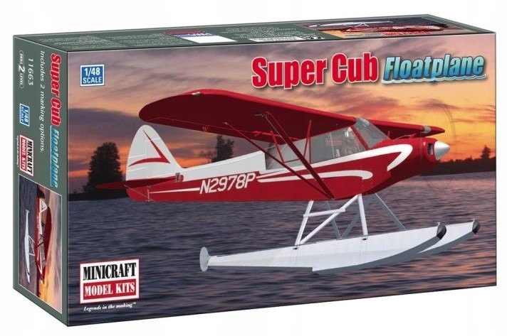 Model plastikowy - Samolot Piper Super Cub Float P