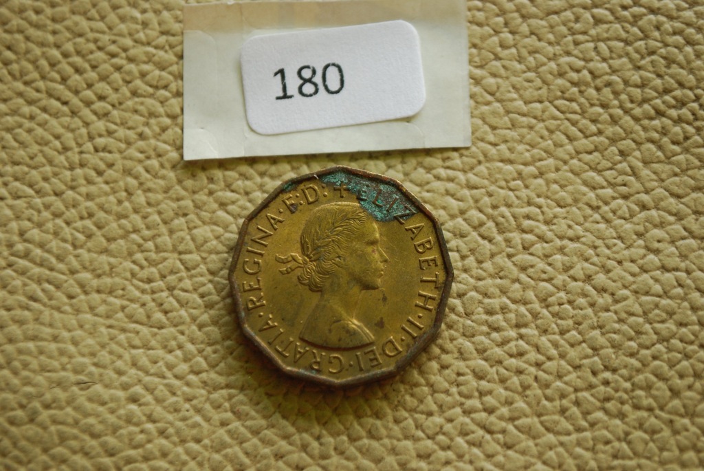 [180] moneta Three Pence 1958 Wielka Brytania
