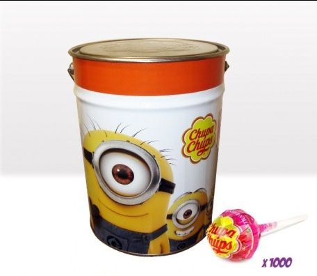 Chupa Chups lizaki  puszka 1000szt 12kg minionki