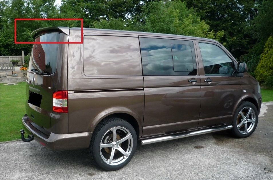 VW T5 TRANSPORTER SPOILER LOTKA NA KLAPE NOWOŚĆ