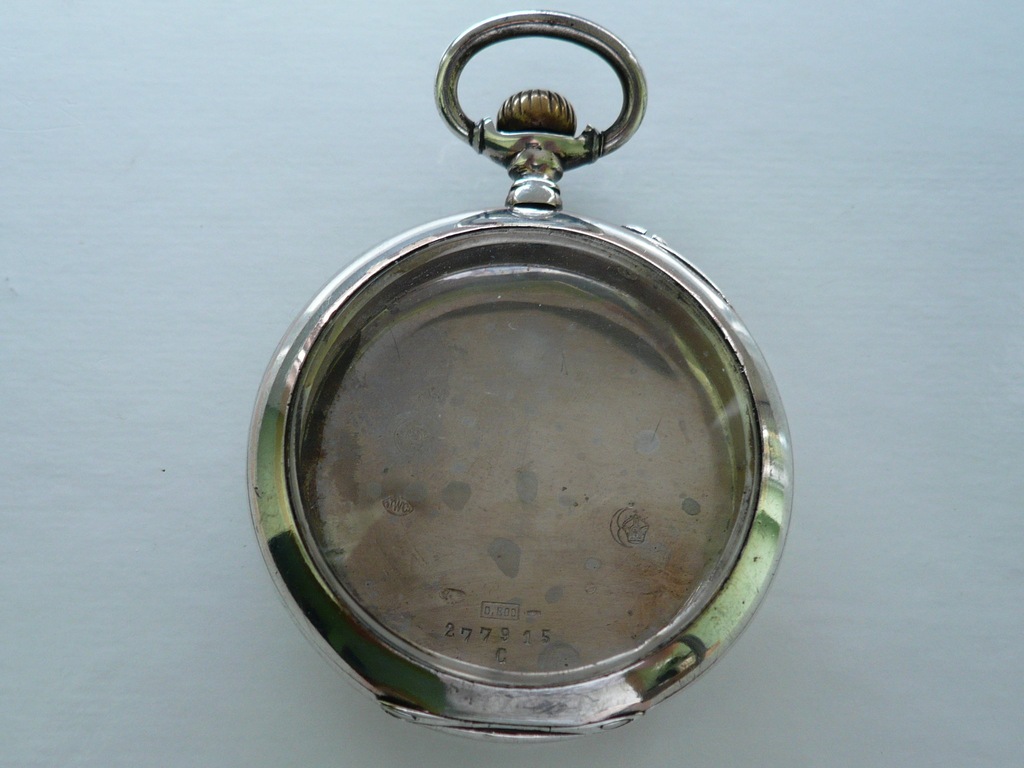 IWC SCHAFFHAUSEN koperta 1907 rok SREBRO 800