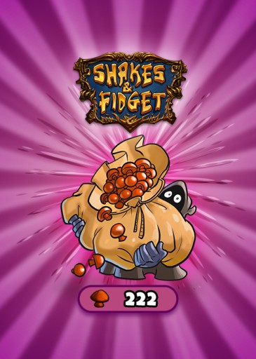 SHAKES&FIDGET 222 grzybów KUPON