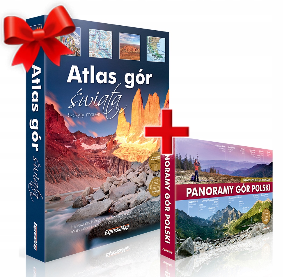 ATLAS GÓR ŚWIATA ALBUM + PANORAMY GÓR POLSKI