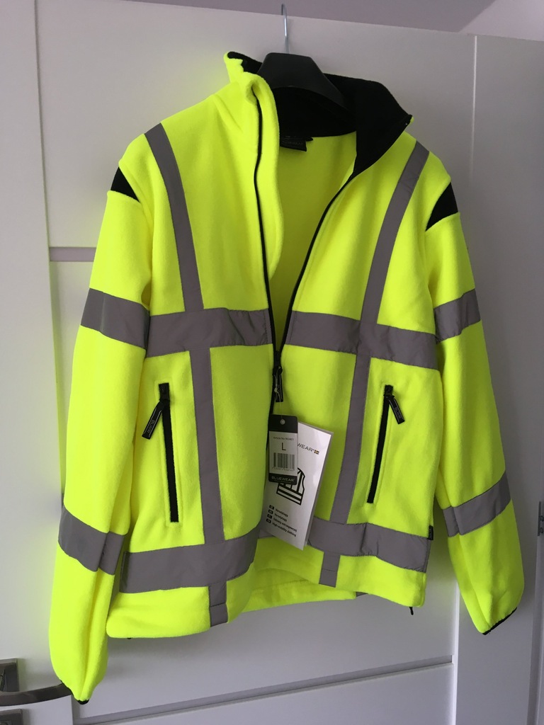 BLUZA ODBLASKOWA DLA KIEROWCY KIEROWCOW POLAR R. L