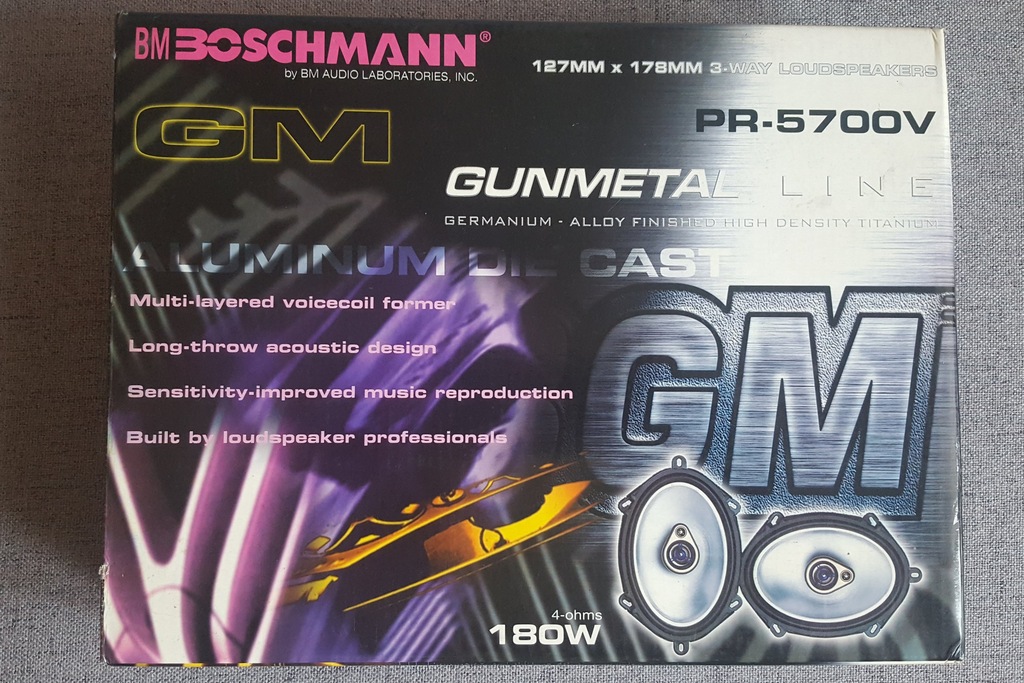 Głośniki Boschmann PR-5700V 127x178mm 3-drożne180W