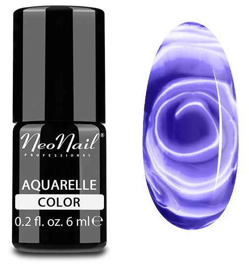 NEONAIL Lakier Hybrydowy Aquarelle Violet 5510