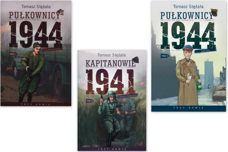 Stężała PUŁKOWNICY 1944 tom 1+2+Kapitanowie 1941