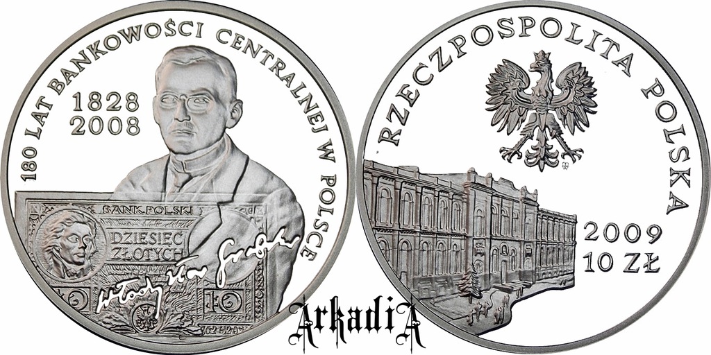 180 lat bankowości centralnej - 10 zł 2009 !!!