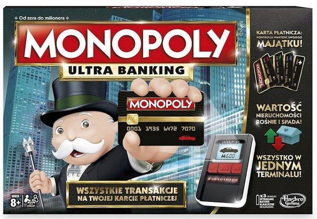GRA MONOPOLY ULTRA BANKING TERMINAL PL B6677