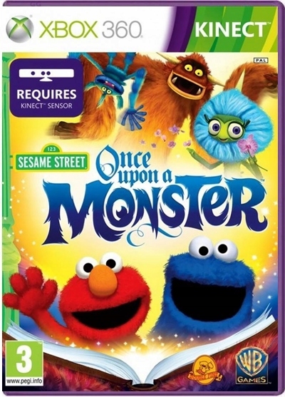 SESAME STREET ONCE UPON A MONSTER KINECT XBOX 360