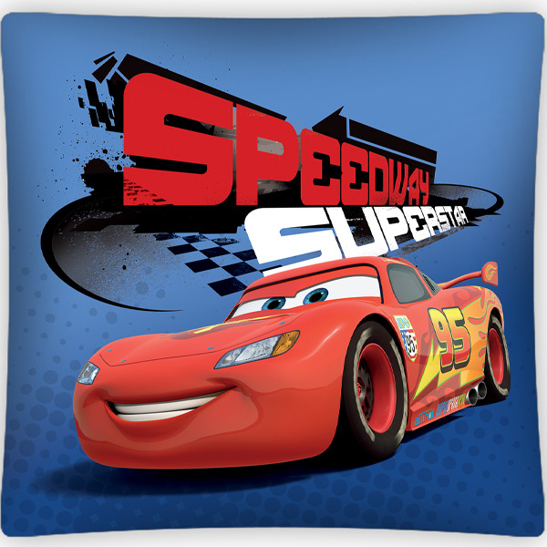 Poszewka Cars HD 40x40 ZigZag McQueen Auta Zig Zag