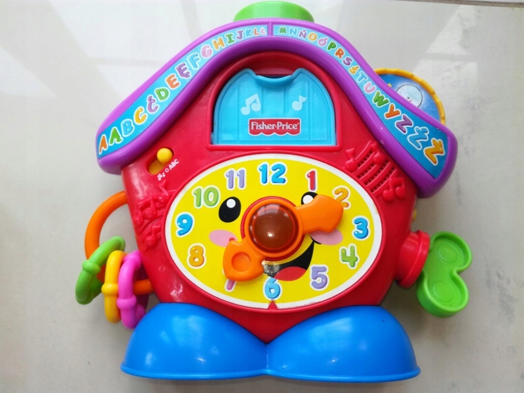 zegar domek Fisher Price