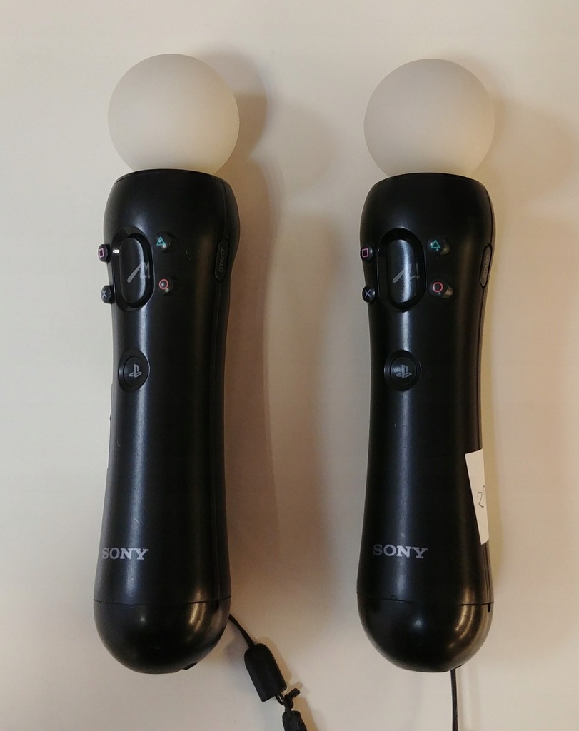 2 X MOVE CONTROLER PS3 kinect kinekt playstation 3 7730054891 oficjalne archiwum Allegro
