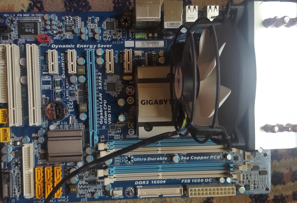 Gigabyte ga ep43t ud3l разгон