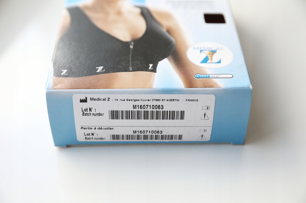 Biustonosz pooperacyjny, regulowany Zbra Medical 7667094575