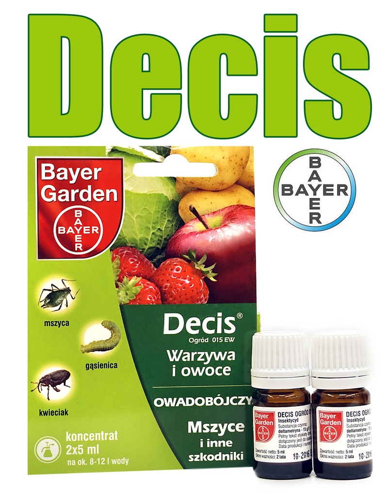 Decis Ogród 015 EW 2x5ml na Mszyce OWOCE WARZYWA