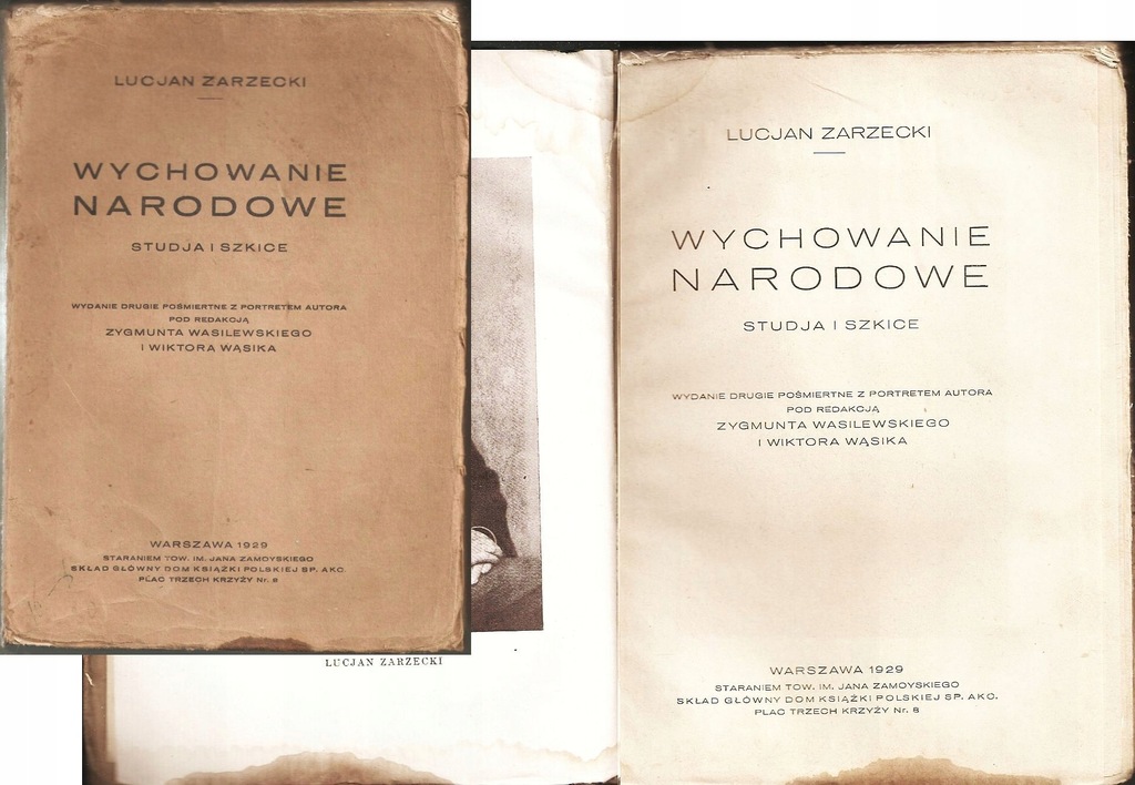 Wychowanie narodowe 1929 Lucjan Zarzecki