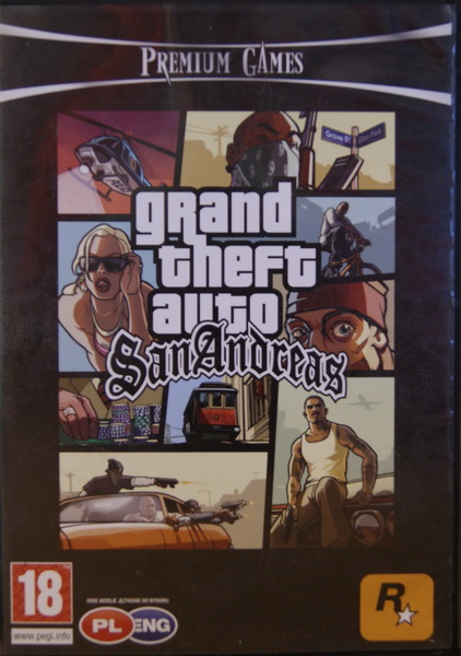 GRAND THEFT AUTO SAN ANDREAS BOX PL PC