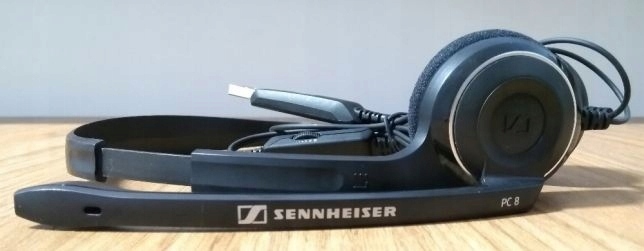 SENNHEISER PC 8 USB/MICROFON-100%SPRAWNE