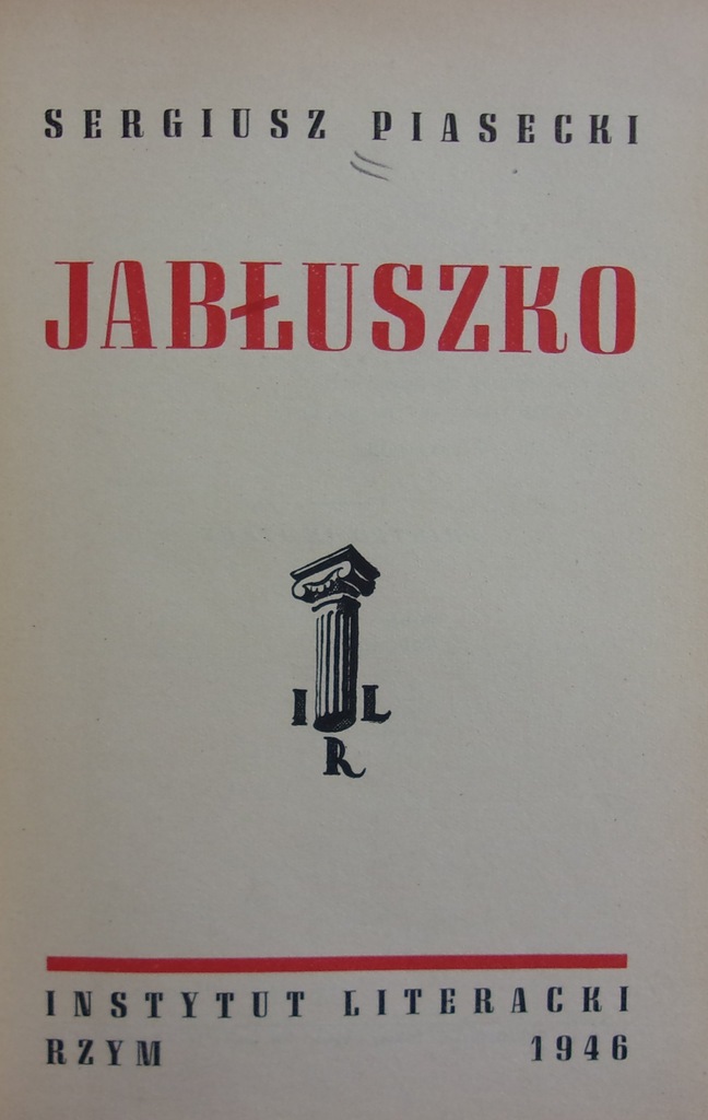 Sergiusz Piasecki - Jabłuszko 1946r.