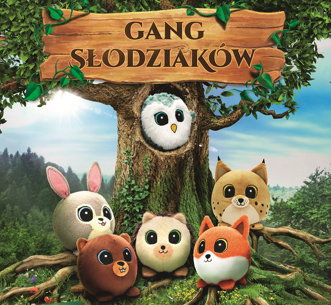 Gang słodziaków 60 naklejek z Biedronki