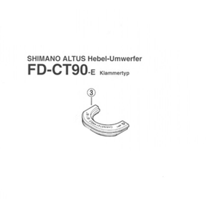 Shimano adapter 28.6mm do Altus FD-CT90-E