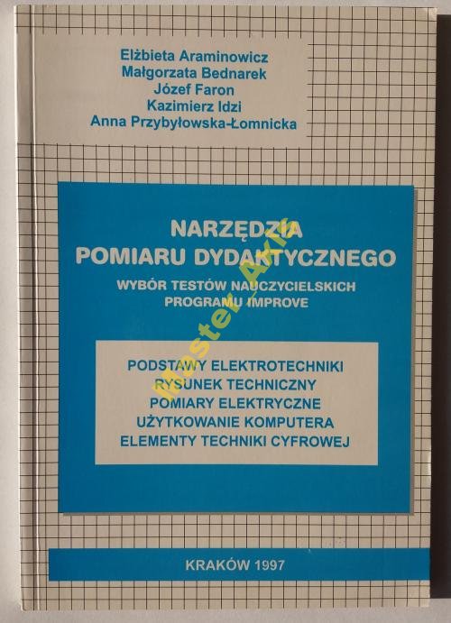 Narzędzia pomiaru dydaktycznego testy